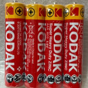 Paquete de 4 Pilas AAA Kodak