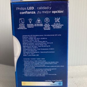 foco led philips 8W detalles