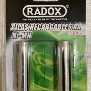 pilas recargables AA radox